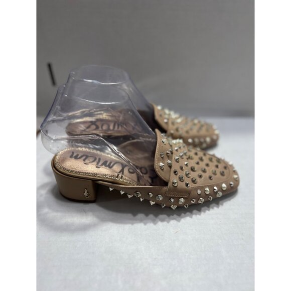 Sam Edelman Augustus Almond Toe Studded Mules women size 6 - Picture 2 of 11